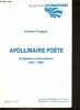 Apollinaire poète - Exégèses et discussions 1957-1987 - Collection les cahiers de litteratures.. Fongaro Antoine