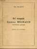 Ici naquit Gaston Milhaud mathématicien philosophe (histoire d'un centenaire).. Milhaud Jean