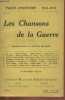 Les chansons de la guerre n°109 - Pages d'histoire 1914-1916 8e série.. Collectif
