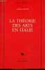 La théorie des arts en Italie 1450-1600 - Collection Imago Mundi.. Blunt Anthony