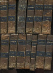 Oeuvres complètes de Buffon - 13 volumes : Tome 9-10 + 11-12 + 16-17 + 21-22 + 29-30 + 31-32 + 33-34 + 37-38 + 39-40 + 43 + 46 + 52-53 + 54-55.