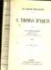 S. Thomas d'Aquin. Tome I.. A.-D. Sertillanges