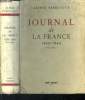 Journal de la France 1939-1944.. Alfred Fabre-Luce.