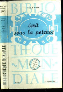 Ecrit sous la potence. N°105