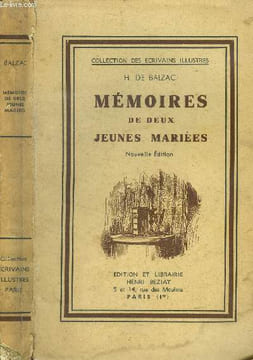 Mémoires de deux jeunes mariés. Balzac (Honoré De)