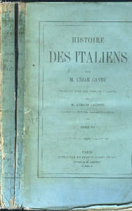 Histoire des italiens.