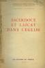 Sacerdoce et Laïcat dans l'église. Congar M.-J. et varillon S. J.