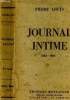 Journal intime. Louys Pierre