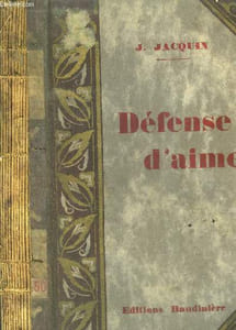 Défense d'aimer