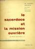 Le sacerdoce et la mission ouvrière. Labourdette O.P Michel