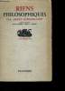 Riens philosophiques. Kierkegaard Soeren