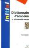 Dictionnaire 'économie et de sciences sociales. Capul Jean-Yves - Garnier Olivier