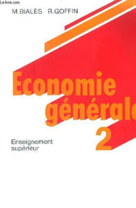 Economie générale Tome 2 Enseignement supérieur