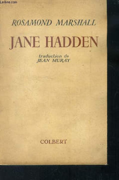 Jane Hadden. Marshall Rosamond