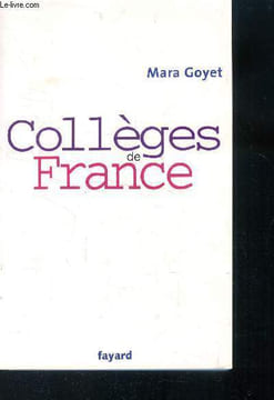 Collèges de France. Goyet Mara
