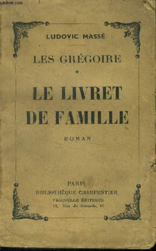 Le livret de famille. Massé Ludovic