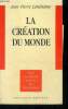 La création du monde : Petite Encyclopédie moderne du christianisme. Lonchamp Jean-Pierre