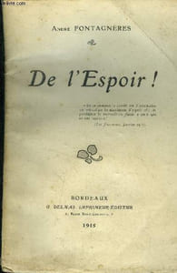 De l'espoir !