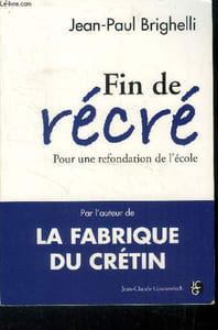 Fin de rcr. Pour une refondation de l'cole