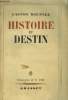 Histoire et destin. Roupnel Gaston