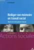 Rédiger son mémoire en travail social. Toutes les clés pour réussir. Dobiecki B.