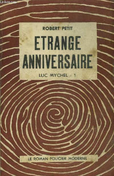 Etrange anniversaire. Petit Robert