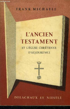 L'ancien testament et l'église chrétienne d'aujourd'hui. Michaeli Frank