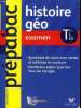 "Histoire Géo - Examen Terminales L et ES : Synthèse de cours avec cartes et schémas en couleurs - Nombreux sujets type bac - Tous les corrigés ...