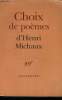 Choix de poèmes. Michaux Henri