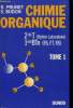 Chimie organique Classes de 2de T (Option laboratoire) - 1ère BTn (F6 F7 et F8) Tome 1. Prunet R., Budon S.