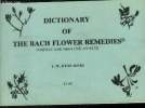 Dictionaty of the bach flower remedies. Positive and negative aspects. Hyne Jones T.W.