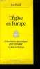 L'église en Europe. Exhortation apostolique post-synodale, Ecclesia in Europa. Jean Paul II