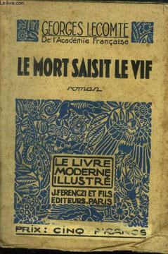 La mort saisit le vif,N° 123 Le livre Moderne Illustré.. Lecomte Georges