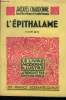 L'épithalame,N° 185 Le livre Moderne Illustré.. Chardonne Jacques