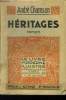 Héritages, le livre moderne illustré n°209. Chamson André