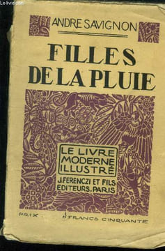 Filles de la pluie,N° 18 Le livre Moderne Illustré.. Savignon André