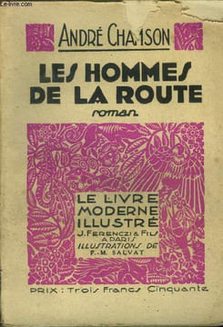 "Les hommes de la route,Collection ""Le Livre Moderne Illustré""n°105". Chamson André