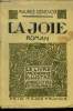 "La joie,Collection ""Le Livre moderne Illustré""". Genevoix Maurice