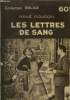 Les lettres de sang, collection police n°102. Poupon René