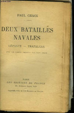 Deux batailles navales. Chack Paul