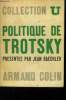 Politique de Trotsky, collection u. Baechler Jean