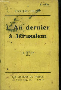 L'an dernier a Jérusalem
