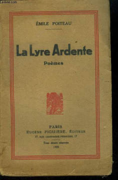 La lyre ardente. Poiteau Emile