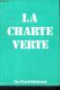 "La charte verte du front national. Supplément a ""national hebdo"" n°64 du 10 octobre 1985". Collectif