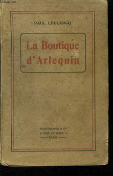 La boutique d'arlequin. Leclercq Paul