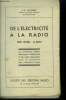 De L'electricité a la radio Tome II. Lavigne J.E