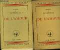 "De l'amour Tomes 1 et 2 (en deux volumes) - (Collection : ""Génie de la France"")". Stendhal