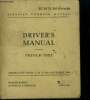 Driver's manual. Manuel du chauffeur. Collectif