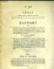 S&eacute;nat N&deg;118 . seconde session ordinaire de 1967-1968 Rapport- Tome I etudes et conclusions. Collectif