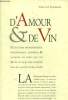 D'amour et de vin. Pousson Vincent